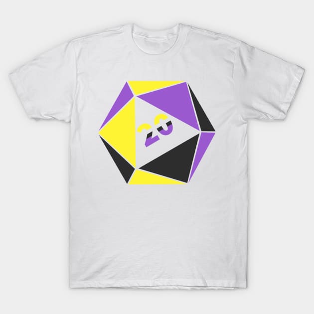 D20 | Enby T-Shirt by PrinceSnoozy